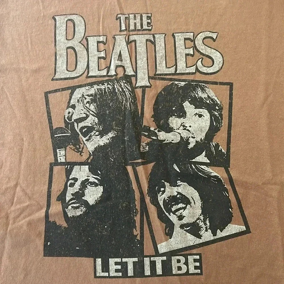 The beatles let it be album 2 sided tee S/M - Picture 2 of 7